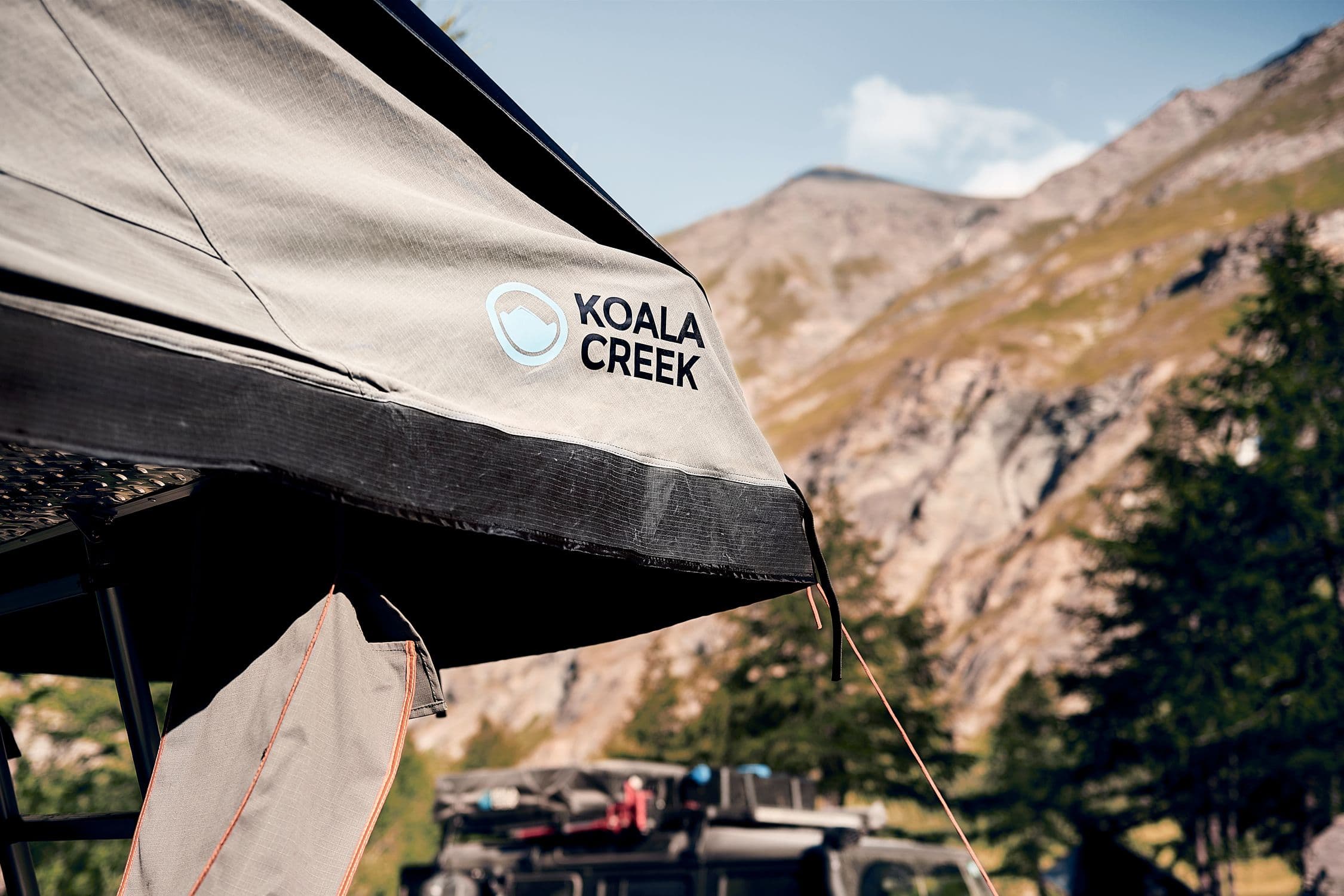 Koala Creek daktent in het landschap